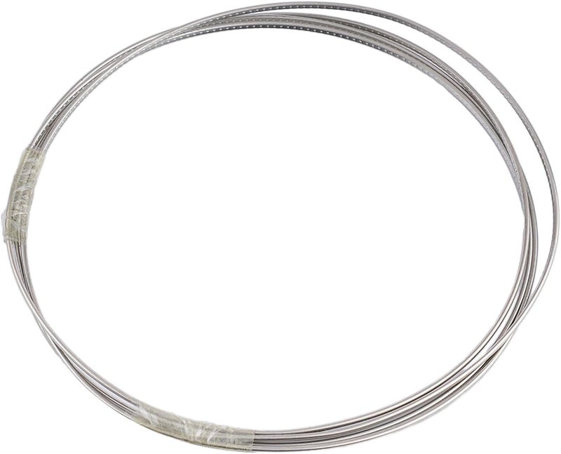 GAOSHA Guitars Fret Wires 1 Roll Silver Electric Guitar Fret Wire Guitar Fretboard Length 2.5 Meters 1.6-2.9Mm for Guitar Fingerboard Replacements - Image 1